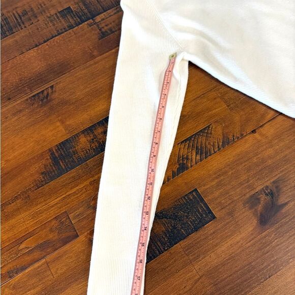 HALARA NWOT Oversized V-Neck Long Sleeve Ribbed Knit Sweater - Oversized XS - Picture 6 of 6